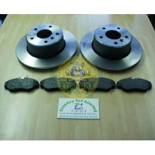 Land Rover Discovery 2 Front Brake Disc & Pad Kit